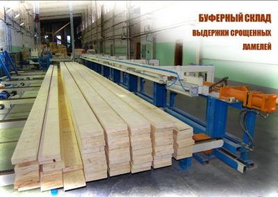 Линия производства клееных деревянных изделий