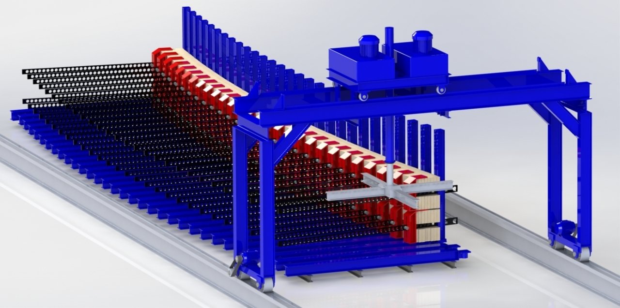 Линия производства клееных деревянных изделий